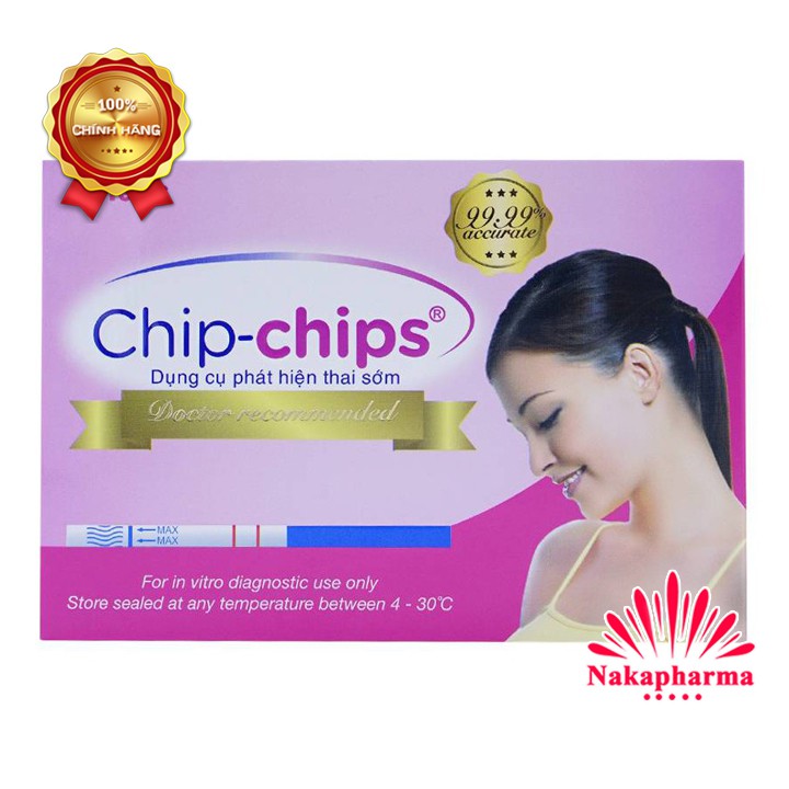 ✅ Que thử thai 2 vạch CHIP CHIPS - Nhanh chóng, tiện lợi và chính xác - Chipchips