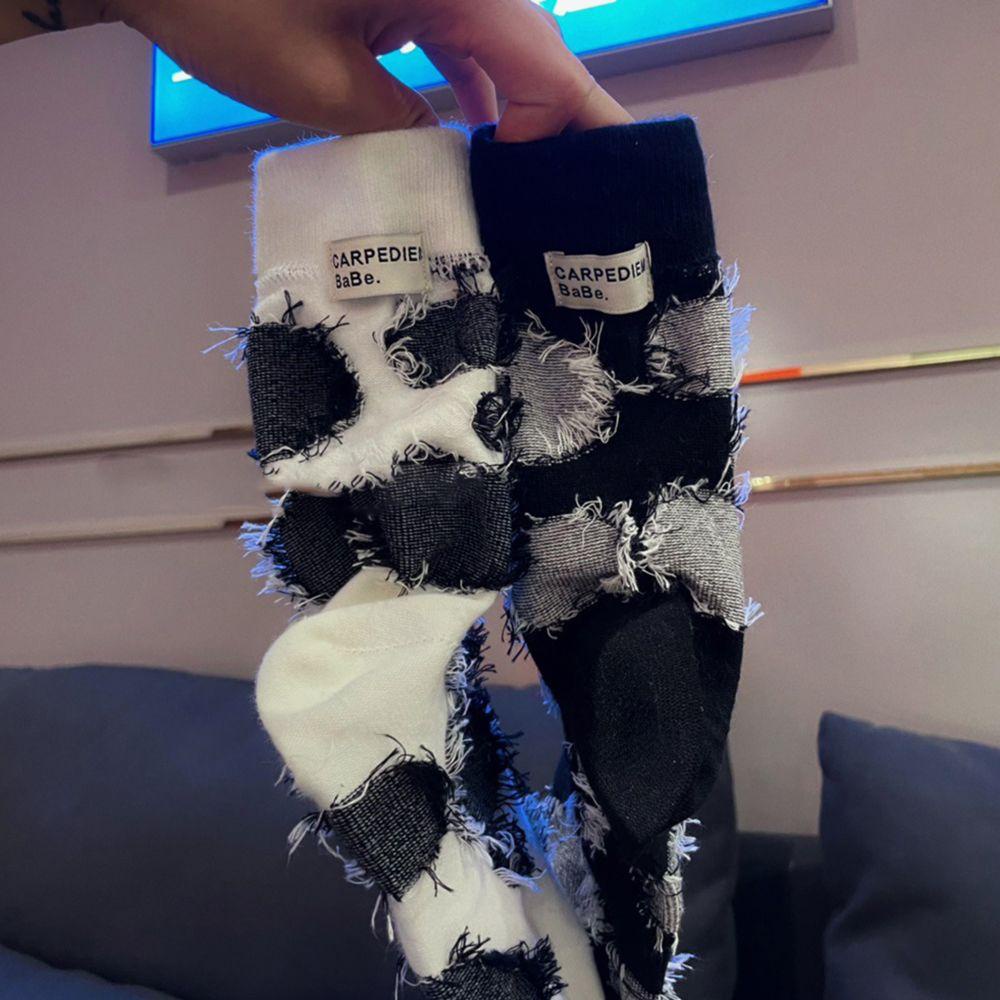 SOMEDAYZL Vớ Cổ Trung Phối Tua Rua Thoải Mái Thời Trang Nhật Bản Cho Nữ