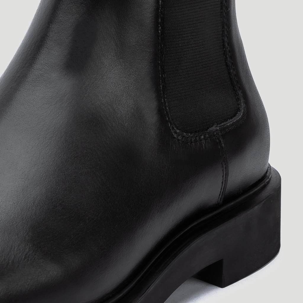 Giày boot THE WOLF basic wolf chelsea boot - Black