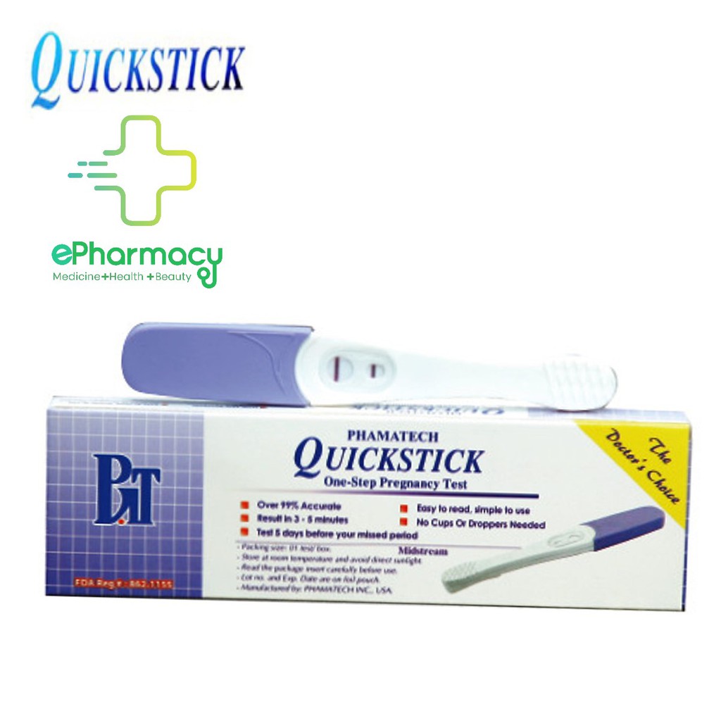 Bút thử thai QuickStick Midstream cho kết quả nhanh chính xác