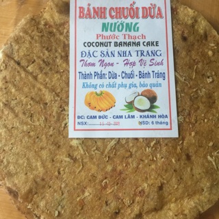 Bánh chuối dừa nướng- đặc sản Nha Trang