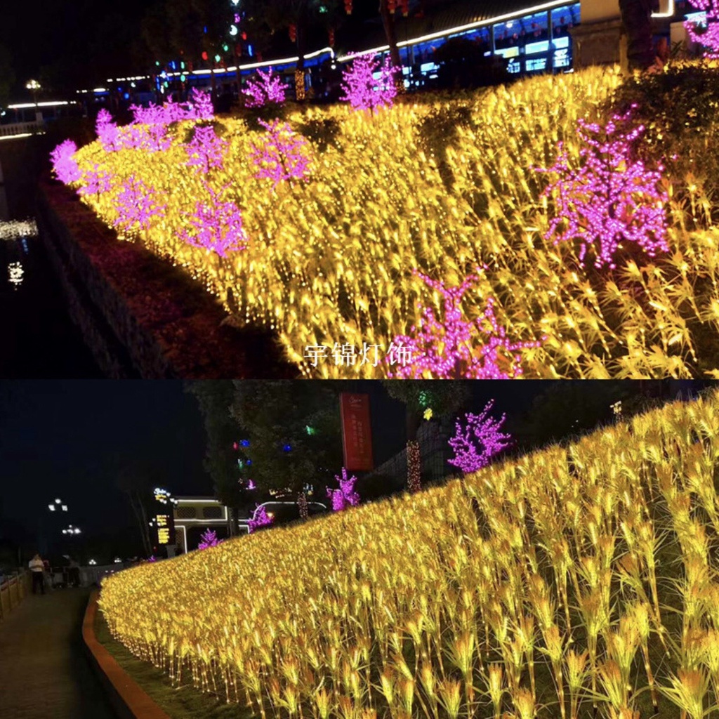 Đèn bông lúa đèn led lúa mạch  trang trí ban thờ,sân vườn  tiểu cảnh lối đi chiếu sáng nhà hàng,quán cafe, công viên