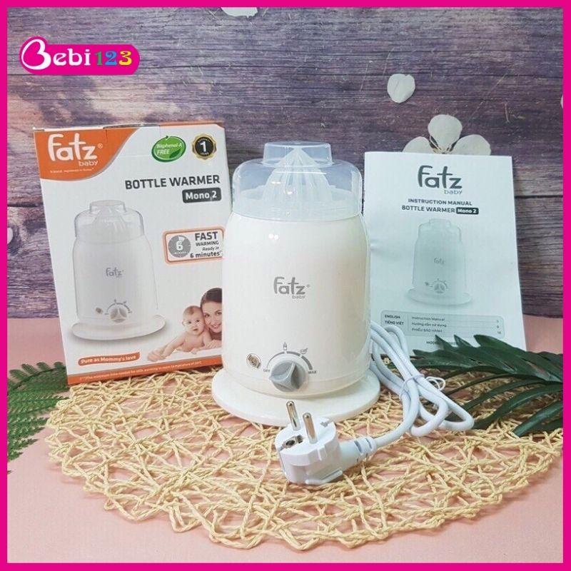 (Bảo hành 12 tháng) Máy hâm sữa, hâm thức ăn, tiệt trùng bình sữa 4 chức năng Fatz Baby Mono 2