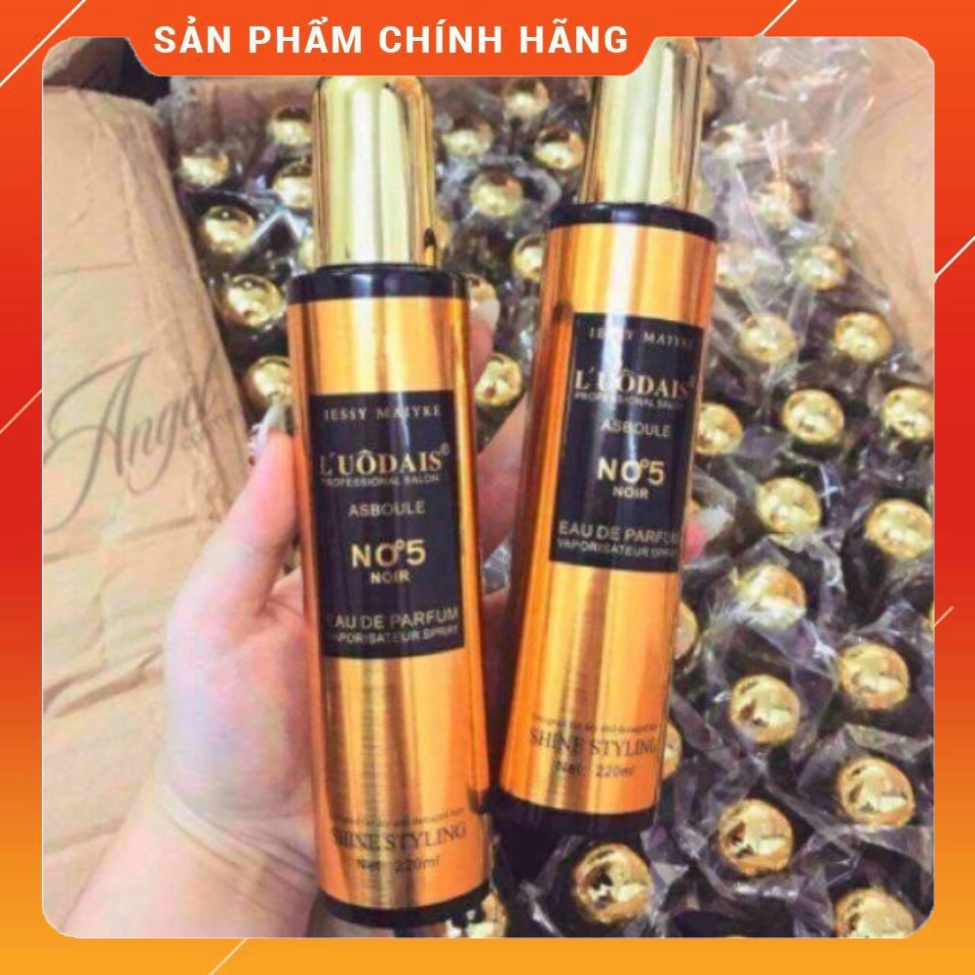 Xịt dưỡng tóc hương Nước Hoa N5 (vỏ vàng)