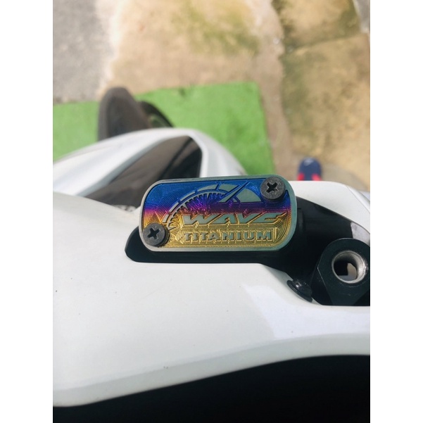 Tem Nắp Dầu Titan Dành Cho Wave, Tặng Kèm Sticker