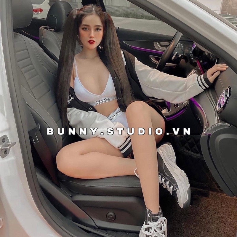 💯Bộ đồ lót C.K tam giác có mút, dây lưng cài tuỳ chỉnh vô cùng thoải mái | BigBuy360 - bigbuy360.vn