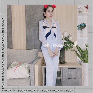 Set pyzama cổ nơ latinh JEN