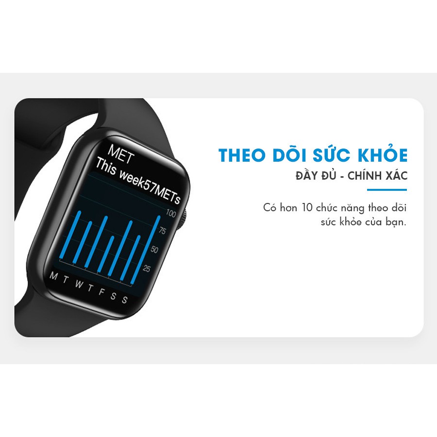 Đồng Hồ Thông Minh HW12 / Đồng Hồ Smart Watch HW12 Tiếng Việt - Chống Nước - Nghe Gọi - Đổi Hình Nền - Cảm Ứng Siêu Mượt