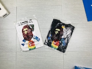 Áo thun bape basic color - tee bape color