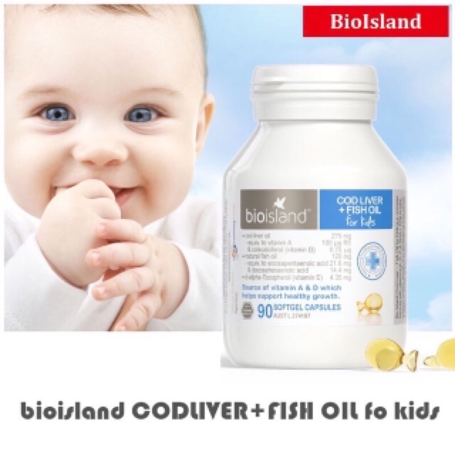 Dầu gan cá tuyết Cod Liver Fish Oil Bio Island Úc