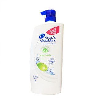 Dầu gội sạch gàu 2in1 Head&Shoulders Green Apple 1.28lit - Mỹ