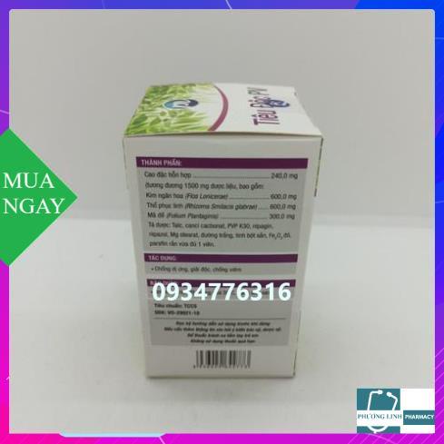 Tiêu đôc pv lọ 60 viên