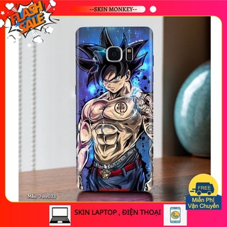 Miếng dán skin SamSung Galaxy Note 7- Note FE - in hình songoku dragon ball