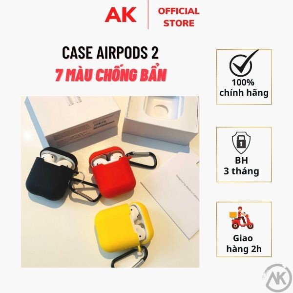 Ốp chống bẩn Silicon dành cho các loại Airpods 2