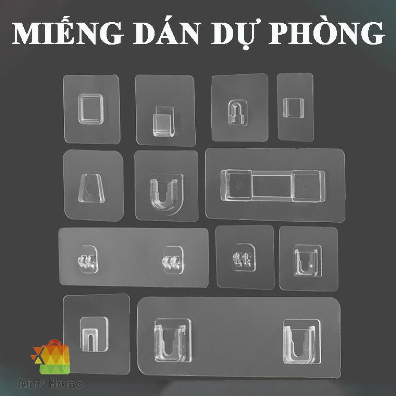 Miếng dán tường thay thế, miếng dán dự phòng cho kệ nhà tắm, kệ nhà bếp, giỏ inox, kệ góc tường