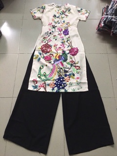 Sét bộ áo dài kèm quần 