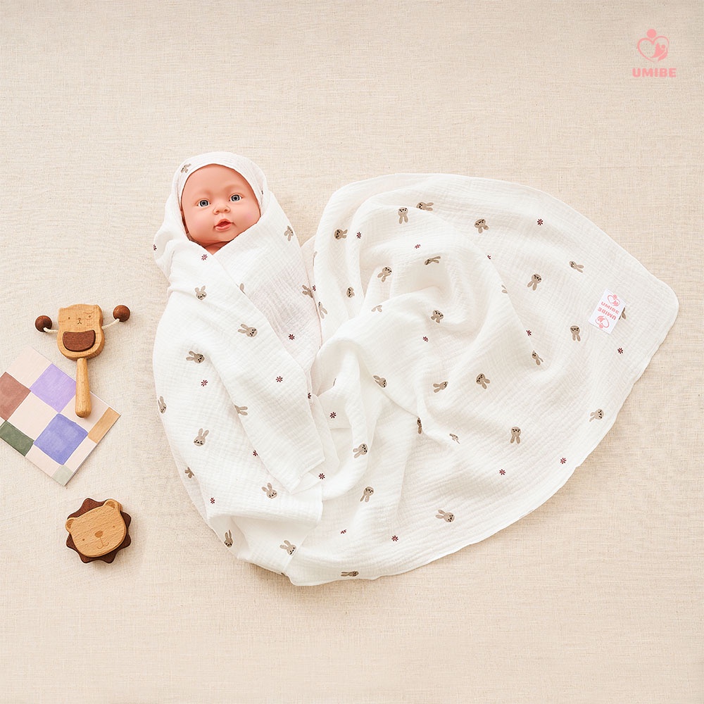 Khăn Đa Năng Organic Nhăn Umibe Siêu Mềm Mại