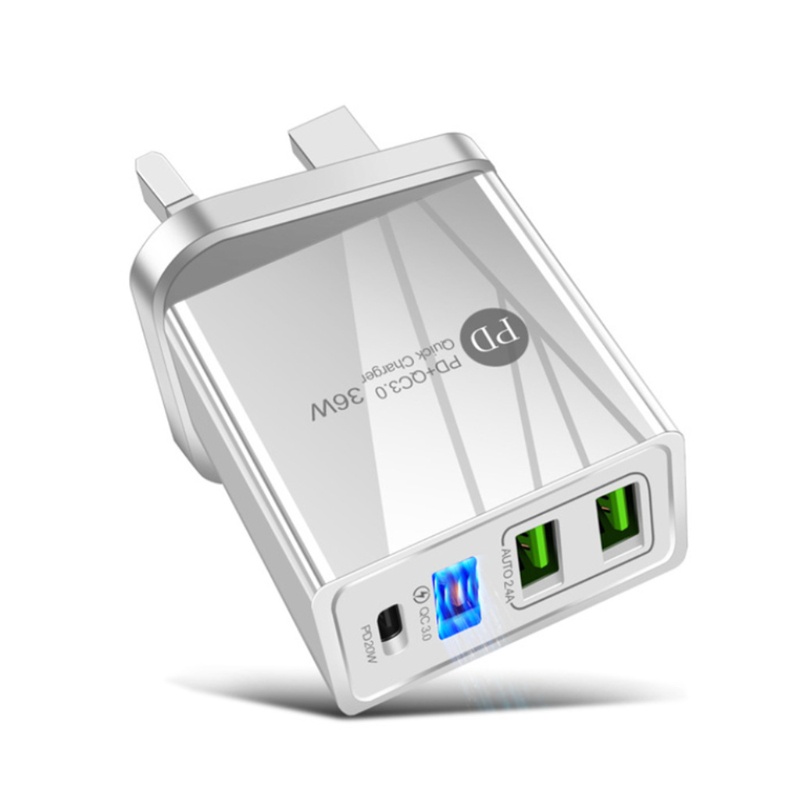 Cục Sạc Nhanh 36W 4 Cổng Type C Cổng Kép Cho Hầu Hết Các Thiết Bị Điện Thoại