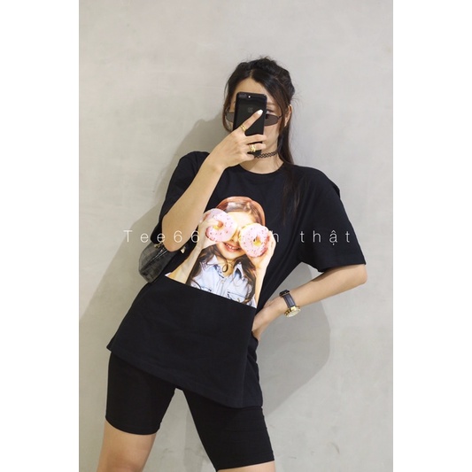 áo thun unisex 𝔸𝔻𝕃𝕍 em bé bánh donut M53