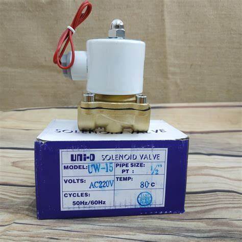 Van điện từ đồng 21mm -27mm - 34mm điện 220V- van 1 chiều - van thường đóng
