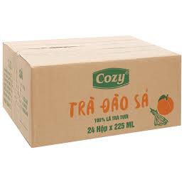 [Lốc 4 hộp ] Trà cozy tắc mật ong / đào sả / vải  trà sữa đào / trà sữa matcha ( 6 lốc 1 thùng 24 hộp )