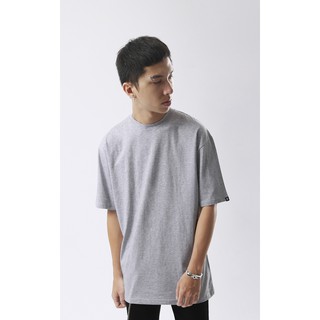 Áo Thun Basic Xám Chất Liệu Cotton Thoáng Mát