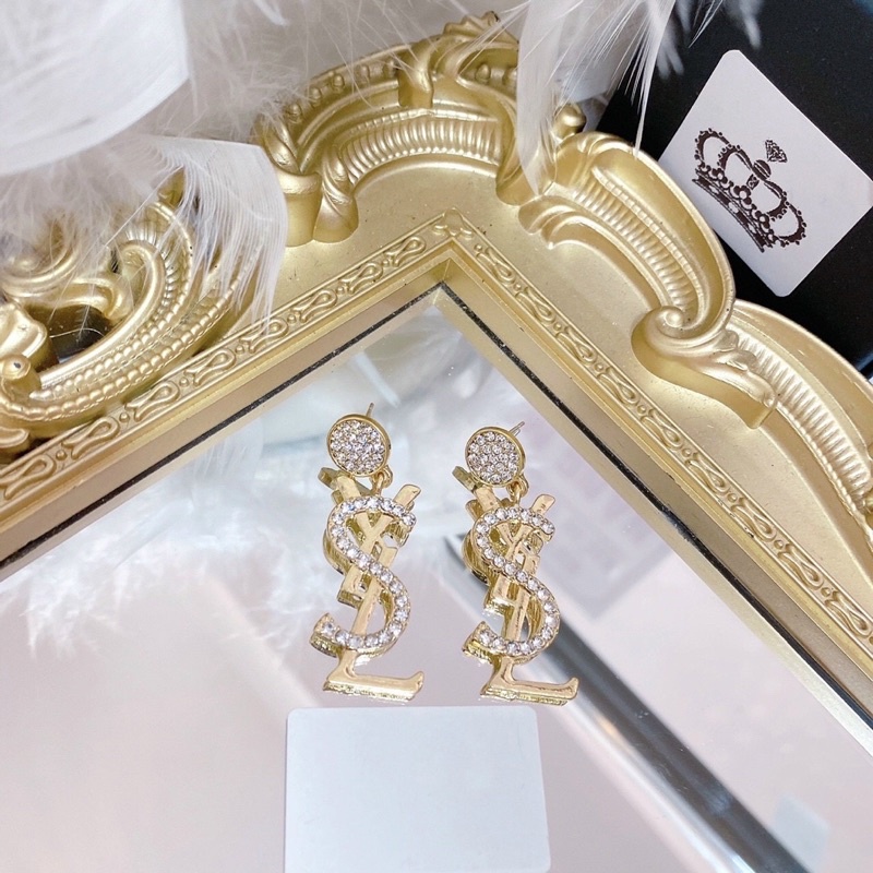 Khuyên tai / bông tai YSL dự tiệc sang trọng cao cấp 🍓