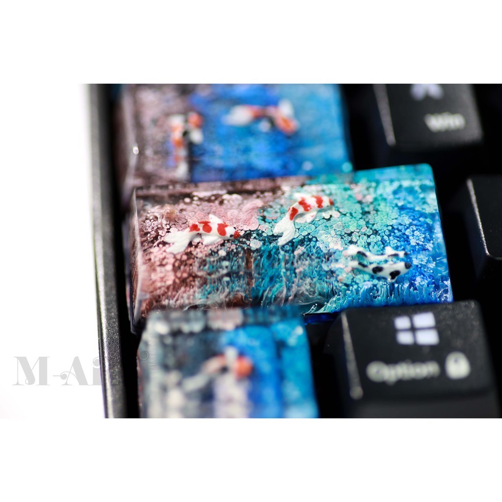Keycap - Nút Bàn Phím Gaming - Nút Bàn Phím Cơ Cá Koi San Hô  - KC002