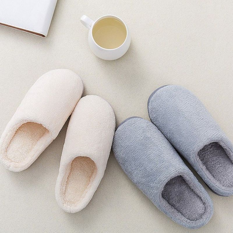 Dép bông phong cách Hàn Quốc/dép đi trong nhà/đi dạo phố xinh xỉu