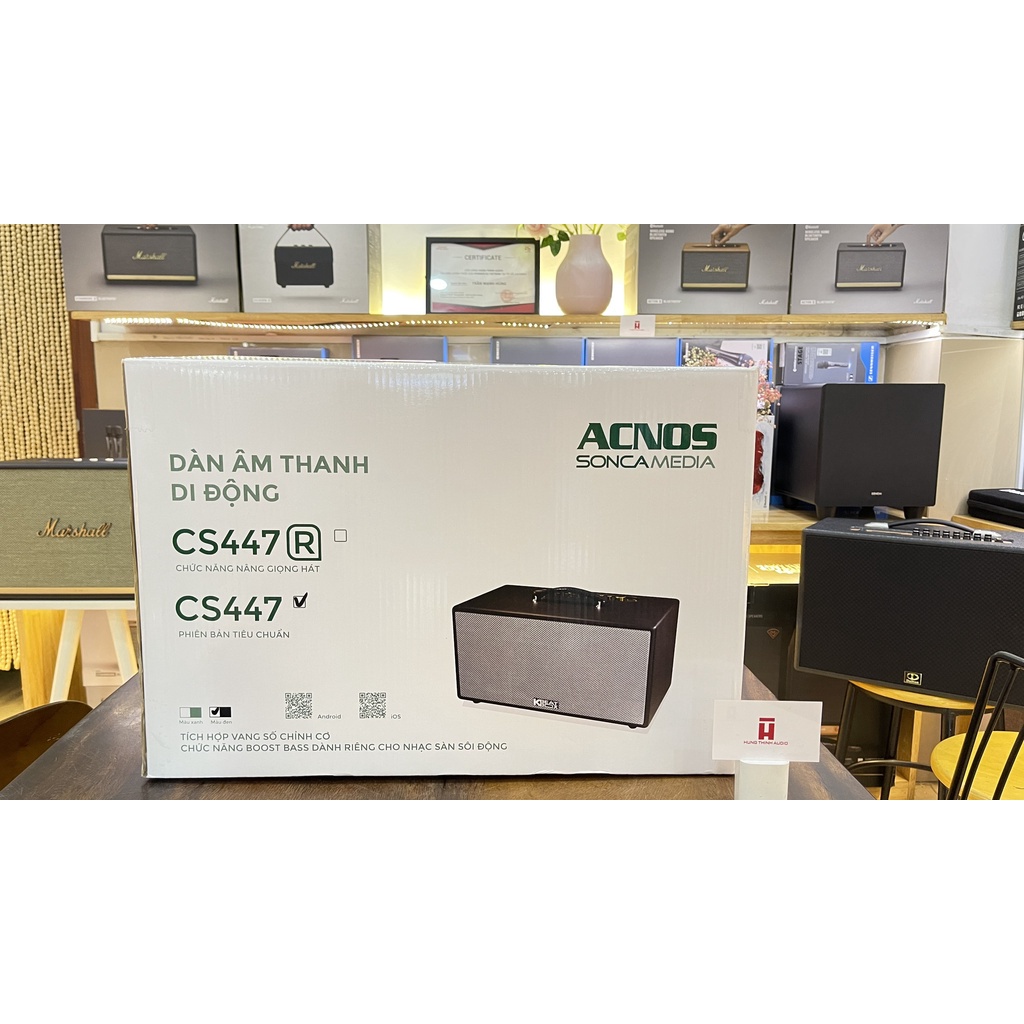 Hàng Chính Hãng - Dàn Âm Thanh Di Động ACNOS CS447 - Loa Karaoke ACNOS CS447