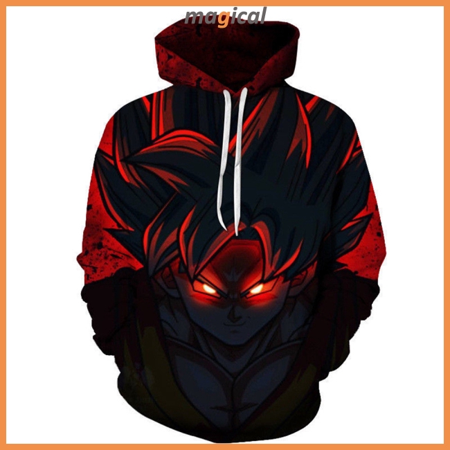 Áo hoodie Unisex in hình 3D Dragon Ball