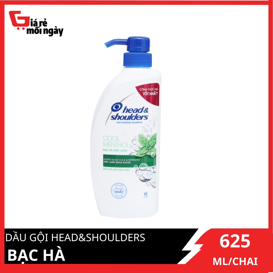 Dầu gội Head&amp;Shoulders Bạc hà 625ml