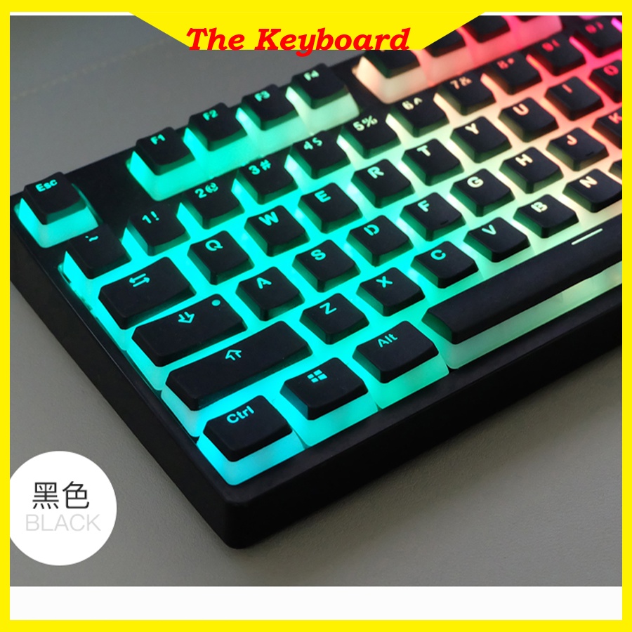 Keycap Pudding PBT 134 phím. Keycap xuyên led giá rẻ siêu đẹp.