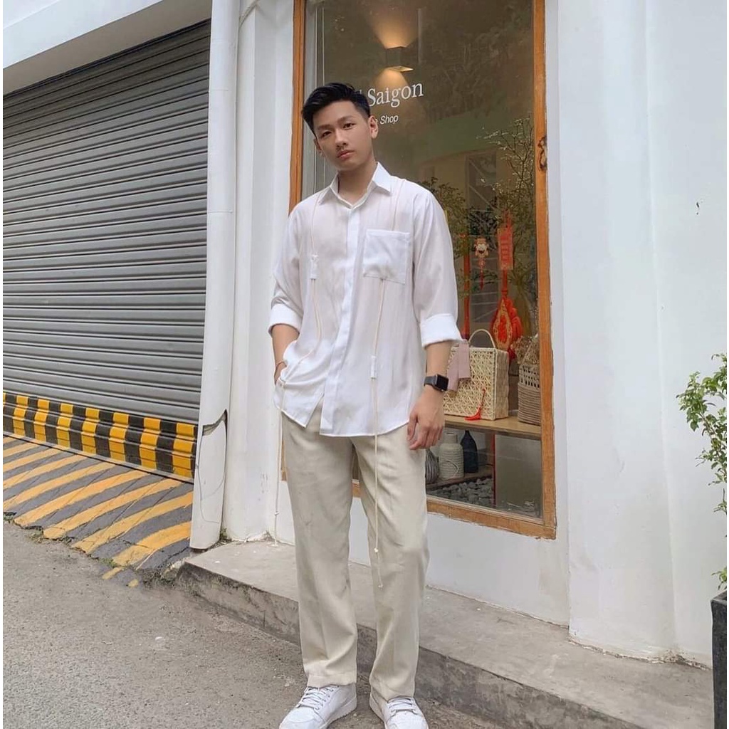 ÁO SƠ MI 2 LINE DECOR