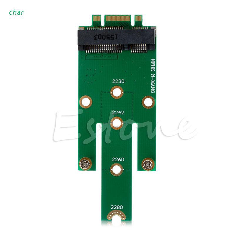 Card Chuyển Đổi Msata Mini Pci-E 3.0 Ssd Sang Ngff M.2 B Key Sata