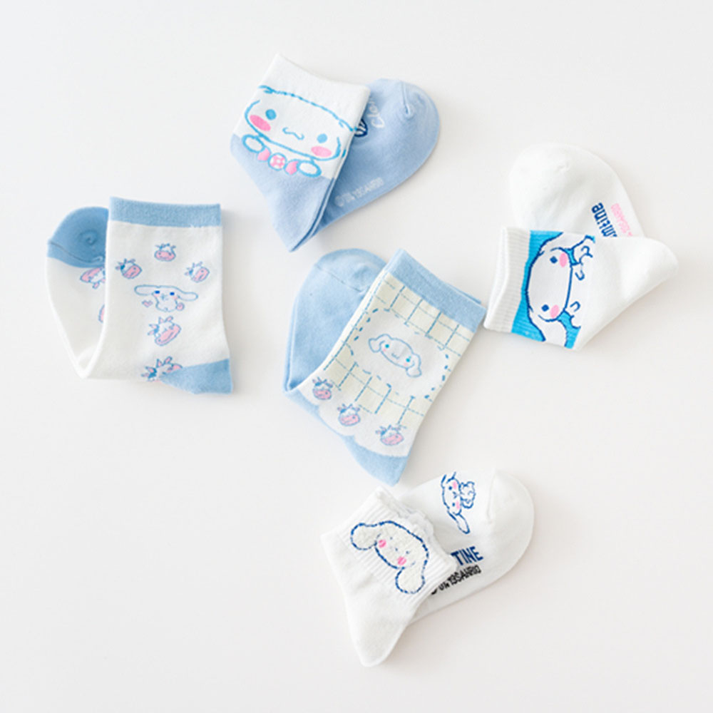 Đôi Tất Cotton Thoáng Khí Hoạ Tiết Hoạt Hình Đáng Yêu Cho Nữ