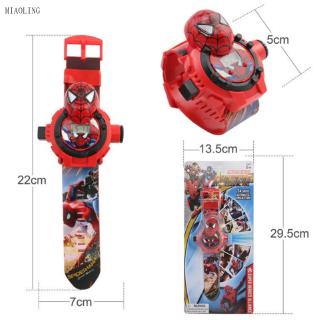 Đồng hồ người nhện có đèn LED cho bé