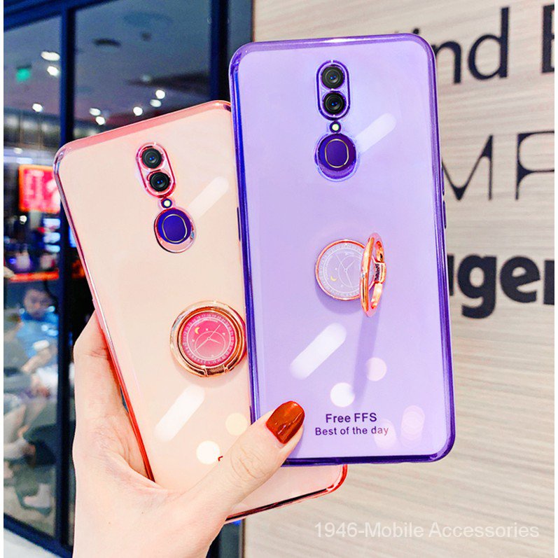 QIANZI Ốp Điện Thoại Silicone Có Giá Đỡ Cho OPPO A95 4G A74 A54 F11 PRO A94 F9 F5 F1S Reno4 Reno2F Reno5 OPPO F11 A54
