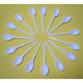 50 Muỗng Nhựa ăn Kem, Bánh kem, rau câu, chè xôi