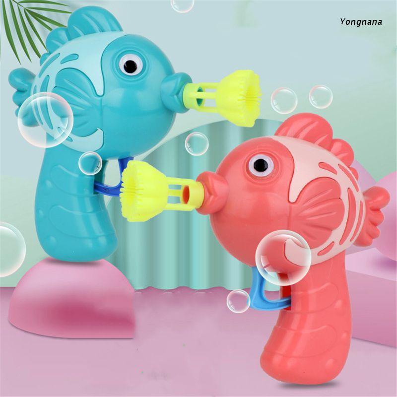 Dụng cụ bắn bong bóng xà phòng hình cá dễ thương dành cho trẻ em