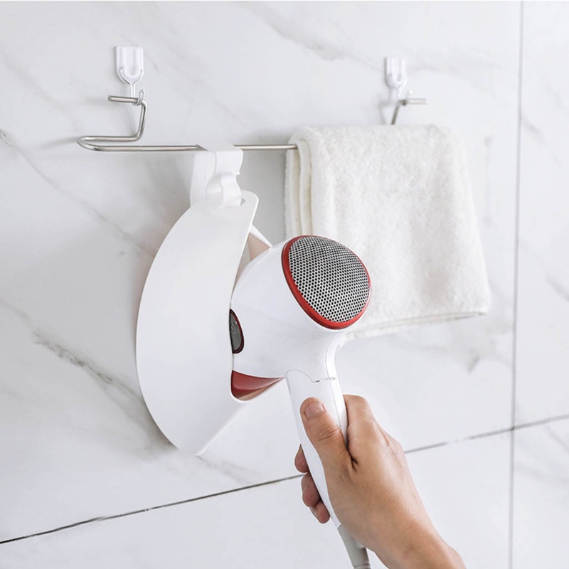 Giá Đỡ Máy Sấy Tóc Gắn Tường Bằng Nhựa Tiện Dụng
