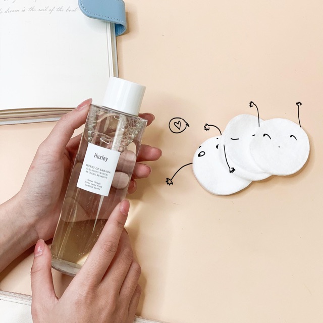 Nước Tẩy Trang Chiết Xuất Xương Rồng Huxley Cleansing Water - làm sạch sâu - da ẩm mượt