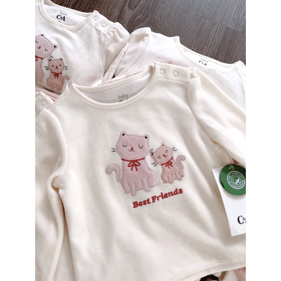 Bộ nỉ nhung C&A hình mèo
