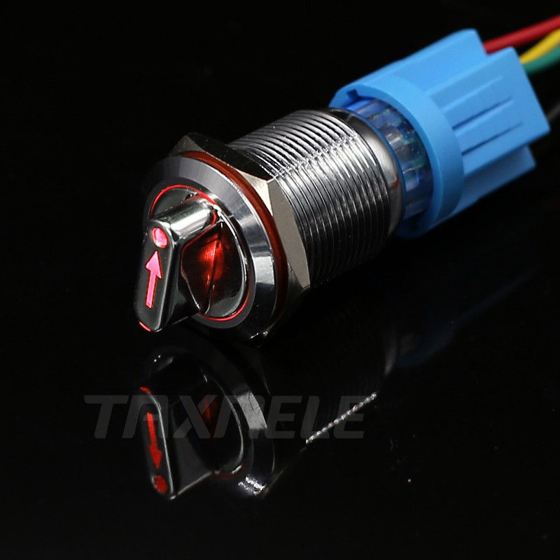 Nút Nhấn Công Tắc Xoay Bằng Đồng Thau 19mm 2 3 Vị Trí 2no2nc 1No1 Nc 24v