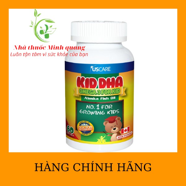 [CHÍNH HÃNG] KID DHA- OMEGA 3 CHO BÉ. Hỗ trợ trí não, cho mắt sáng khỏe