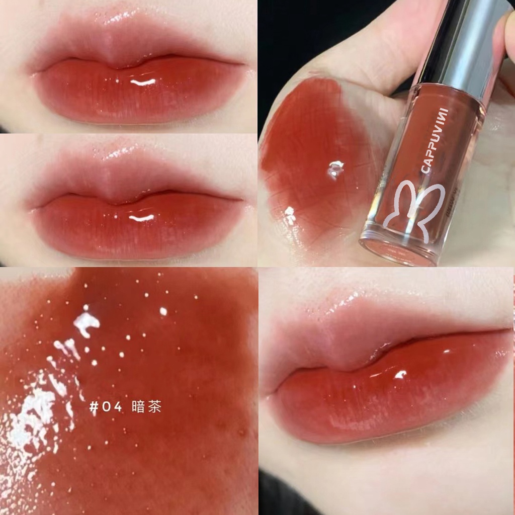 Mặt Nạ Môi Dưỡng Ẩm Trong Suốt Không Thấm Nước Thiết Kế Hình Thỏ Hồng Độc Đáo NO.CP78