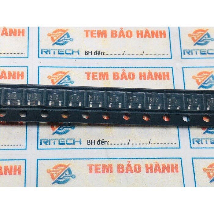 [Combo 10 chiếc] RD5.1M-T2B RD5.1M Kí hiệu 512 SOT23 5.1V Điốt Zener SMD 200mW