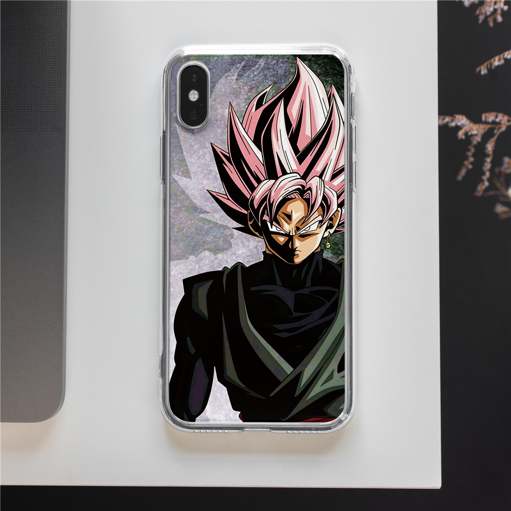 iPhone 12 PRO MAX iPhone 11 pro max iPhone x xr xs max iPhone 8 plus 7 plus SE2020 6 6s Plus Dragon Ball GT Z Kakarotto Sun Wukong Casing iPhone Case Transparent Soft TPU Cover