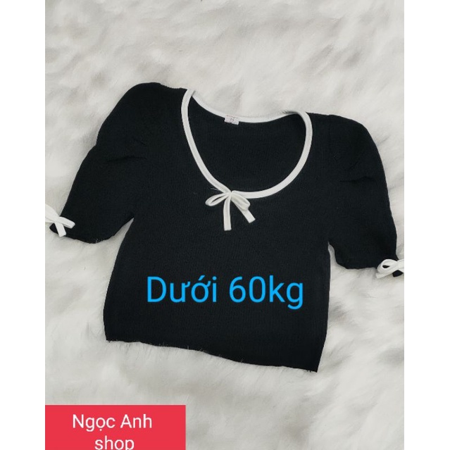 Áo tay ngắn thun len hàng đẹp