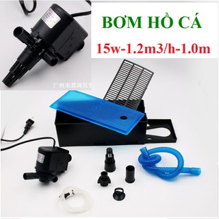 Bơm chìm hồ cá 220v-15w + khay lọc nước